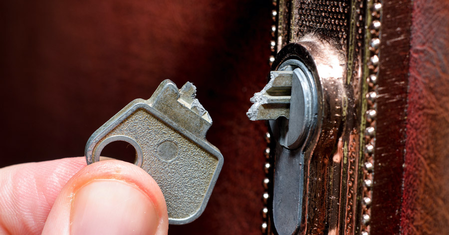 Broken key Broken key