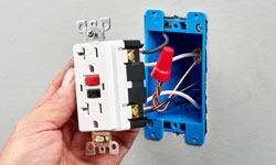 Power socket installation Power socket installation