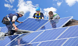 Solar system installation Solar system installation